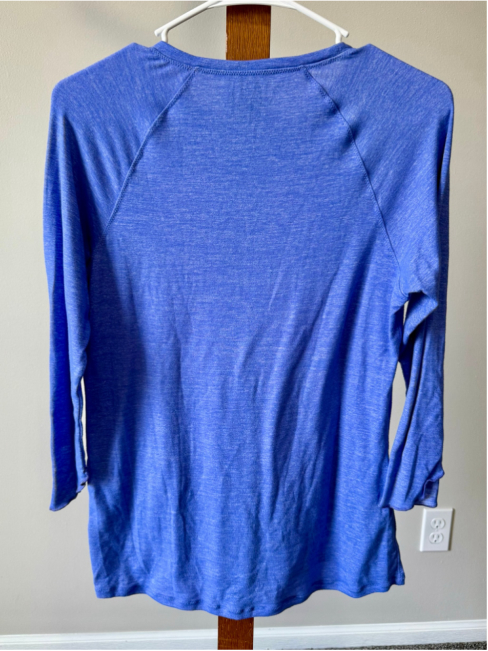 Women's Patagonia 3/4 Sleeve Tee - Blue - Size M - Butter Soft - Picture 7 of 9